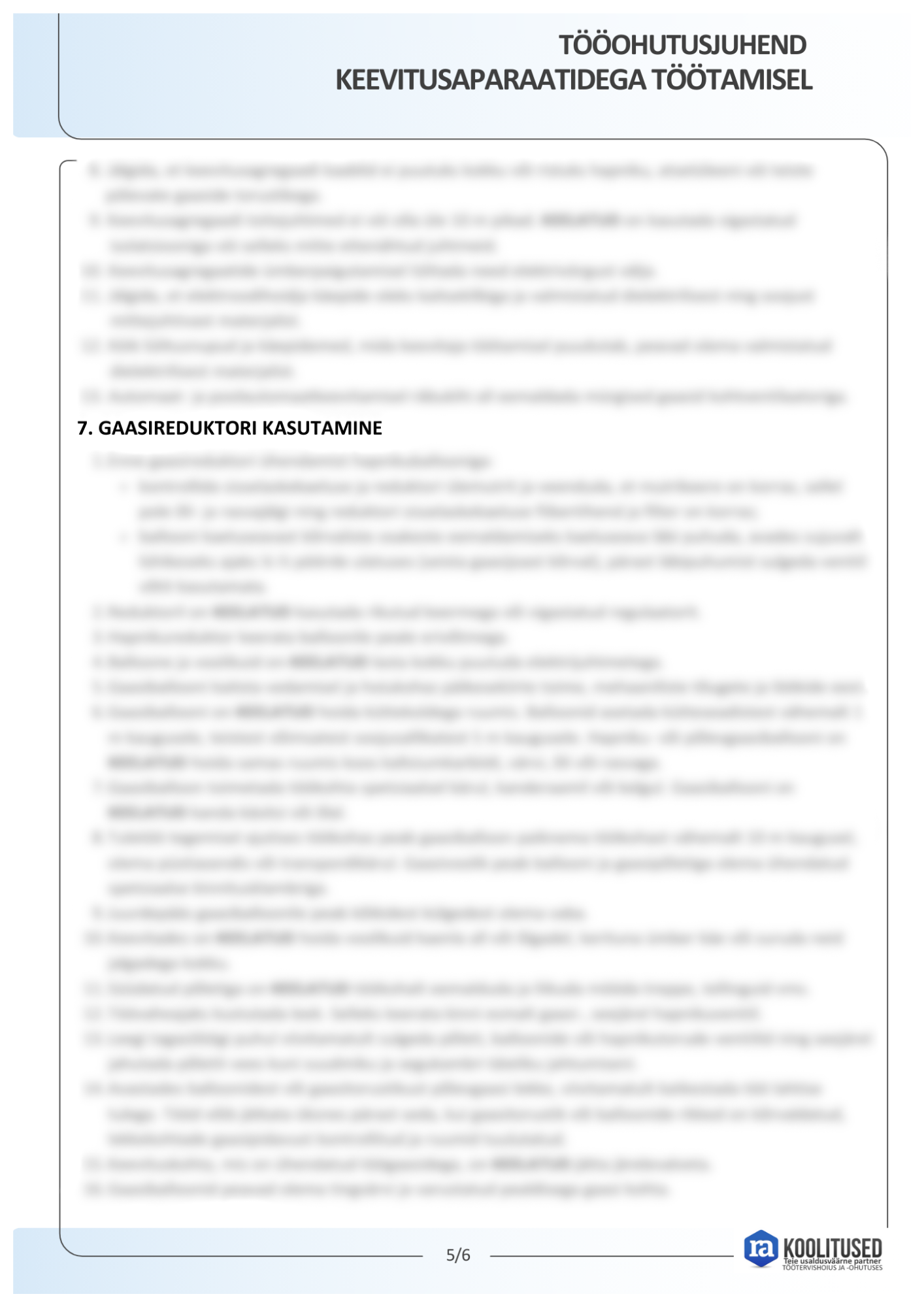 Tööohutusjuhend keevitusaparaatidega töötamisel - Image 5